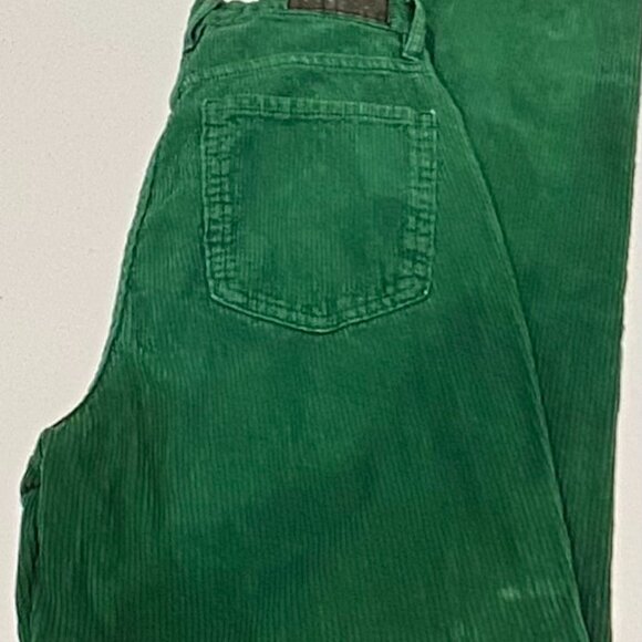 PACSUN DARK GREEN DAD JEAN CORDUROY LADIES SMALL - Picture 5 of 5